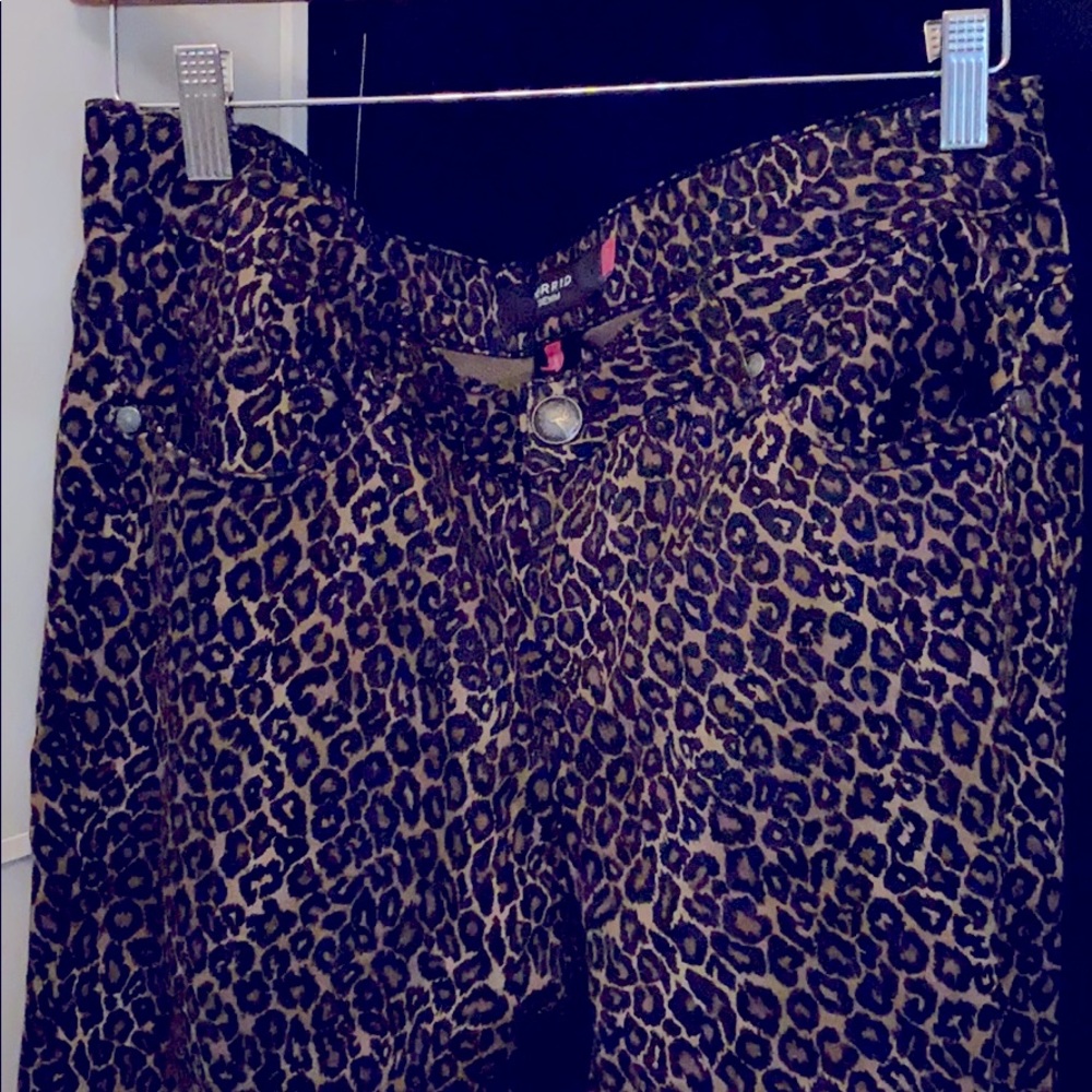 Torrid leopard pants